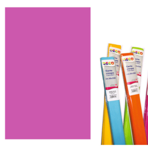 Carta crespa Deco 50x250 cm - 40 g/m² - violetto - 10713/11