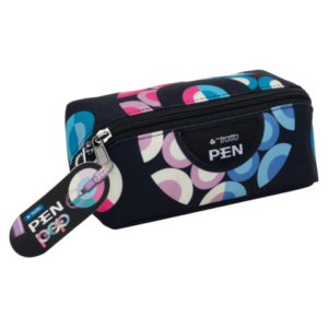 Pochette Tratto Pen Pop in conf. da 12 penne a punta sintetica - rosa/azzurro - F813900