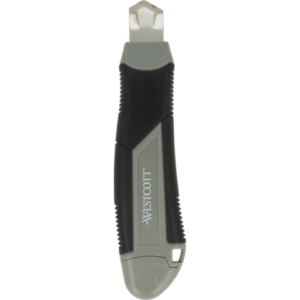 Cutter Westcott Professional larghezza lama 18 mm + 2 lame di ricambio (1+2) grigio - E-184005 00