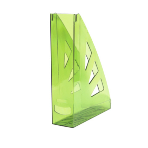 Portariviste in plastica rigida Office Products A4 - trasparente verde 21215511-02
