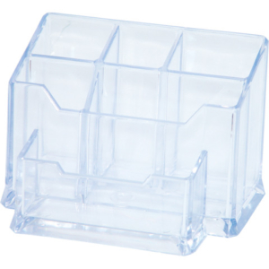 Organizer Donau Classic VII in PS con 4 scomparti - 15,5x10,5x10,1 cm trasparente - 7476001-99