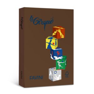 Carta colorata Favini Le Cirque A4 160 g/m² marrone tartufo 301 - risma da 250 fogli - A74N334