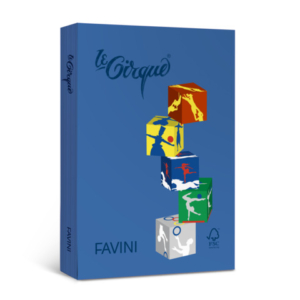 Carta colorata Favini Le Cirque A4 160 g/m² blu oceano 303 - risma da 250 fogli - A74K334