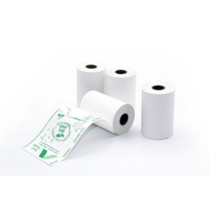 Rotoli termici registratore di cassa Rotolificio Pugliese BPA FREE 57 mm Ø38 mm 55 g/m² f. 12 mm conf. 10 pz