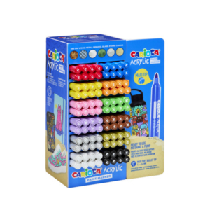 Espositore 96 marcatori acrilici Carioca punta Maxi - 55286