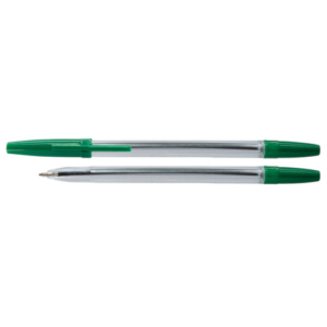 Penna a sfera Office Product - punta 1,0 mm verde - conf. 50 pz - 17015211-02