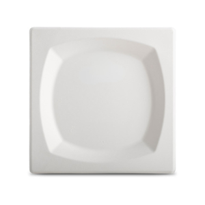 Piatto piano quadrato in canna da zucchero Oasis Green conf. 50 pz 21x21 cm - OAS-210CA