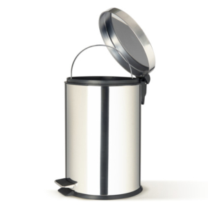 Bidone in acciaio inox con pedale Perfetto e vaschetta estraibile da 20 L ''Premium'' Ø 34x H.44,5 cm - 0447 - 0448