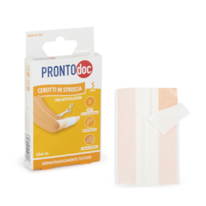 Cerotti in striscia per articolazioni ProntoDoc 10x6 cm in astuccio da 5 pezzi assortiti - 4013