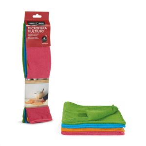Panno in microfibra Perfetto Basic 36x34 cm - colori assortiti - conf. 4 pezzi 19511