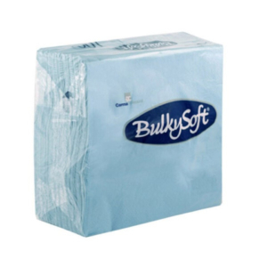 Tovaglioli Bulkysoft Rainbow pura cellulosa 33x33 cm 2 veli conf. 24x50 pz celeste - 32030