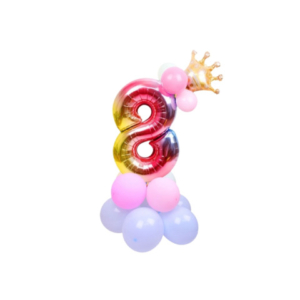 Set palloncini Party Go multicolor indicanti anni/eta' H.80 cm conf. 15 pz n° 8 - FB0956