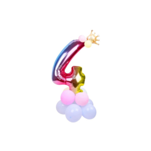 Set palloncini Party Go multicolor indicanti anni/eta' H.80 cm conf. 15 pz n° 4 - FB0952