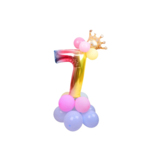 Set palloncini Party Go multicolor indicanti anni/eta' H.80 cm conf. 15 pz n° 7 - FB0955