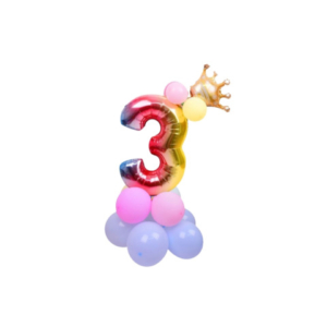 Set palloncini Party Go multicolor indicanti anni/eta' H.80 cm conf. 15 pz n° 3 - FB0951