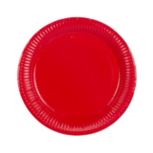 Piatti in carta Party Go rossi conf. 20 pz D.23 cm AK0026