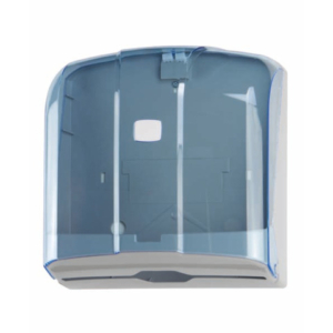 Distributore di carta asciugamani piegata a C o Z Medial Wave ² blu trasparente 270x110x280mm - 908120