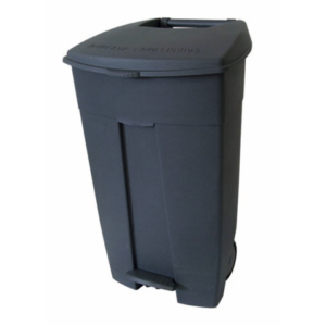 Contenitore mobile a pedale Medial Contiplast 120 L in PP grigio 102530