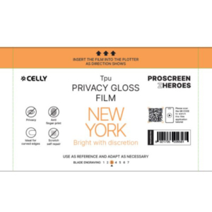 Pellicola protettiva per Smartphone Celly New York Glossy - conf. 5 pz - Pro Privacy - PROFILMPRO5PRIV