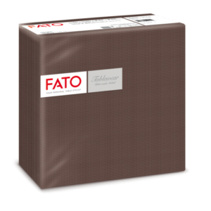 Tovaglioli Fato 1 velo in carta a secco 40x40 cm conf. 50 pz cioccolato 88444100