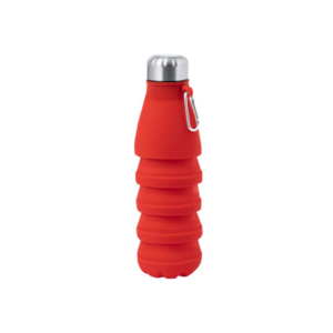 Borraccia Pieghevole Fael in silicone con tappo in acciaio inox 550 ml - 20209