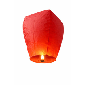Lanterna volante ovale rosso Party Go 85 cm LA0065