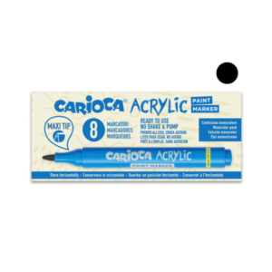 Marcatore acrilico Carioca punta Maxi nero 45296/01