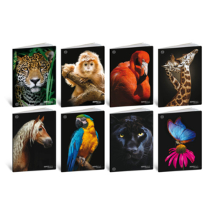 Maxi quaderno Blasetti Animali A4 - 100 g/m² - 18+1 ff - B - conf. 10 pezzi - 8997