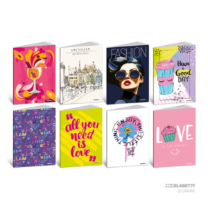 Maxi quaderno Blasetti Teen Girl A4 - 80 g/m² - 20+1 ff - 1R - conf. 10 pezzi - 8941