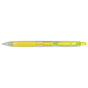Penna gel a scatto Pilot Pop Lol punta 0,7 mm Neon Yellow 001822