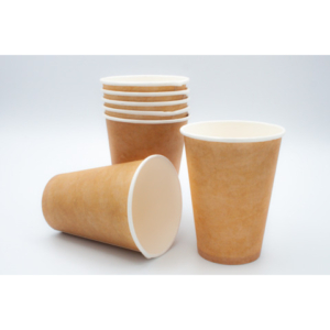 Bicchieri in cartoncino kraft Ristocart imbustati in carta singolarmente conf. 50 pz 33 cl - 61264RC