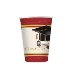 Bicchieri a tema Laurea Ad Maiora Big Party conf. 6 pz 250 ml 76171