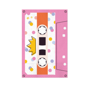 Tovaglioli a tema Music Party Big Party conf. 16 pz 33x33 cm 76564