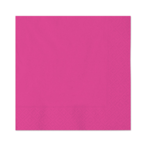 Tovaglioli in carta di pura cellulosa Ecolor 2 veli fucsia 33x33 cm - conf. 40 pz - 74506