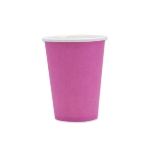 Bicchieri in carta di pura cellulosa Ecolor fucsia 250 ml - conf. 25 pz - 74087