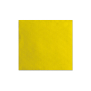 Tovaglioli in carta di pura cellulosa Ecolor 2 veli gialli conf. 50 pz 25x25 cm - 75080