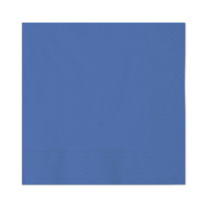 Tovaglioli in carta di pura cellulosa Ecolor 2 veli blu conf. 40 pz 33x33 cm 74507
