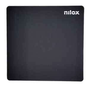 Tappetino per mouse Nilox Tech 24x24x0,2 cm nero NXMP011