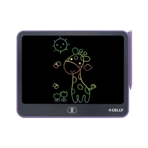 Lavagna multifunzione per bambini Celly KidsBoard pennino incluso - colore lilla KIDSBOARDPK