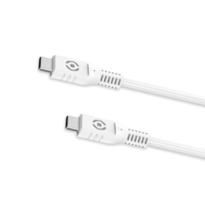 Cavo USB-C / USB-C in PVC Celly 60W 1 m - bianco USBCUSBCWH