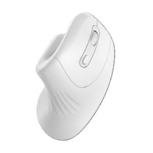 Mouse ottico verticale wireless Nilox Tech 2,4 Ghz 6 tasti silent click 3200 DPI bianco - NXMOEV03