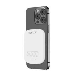 Powerbank magnetico Celly MagSafe 5.000 mAh 10W 1x USB-C - bianco MAGPB5000PROWH