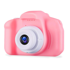 Fotocamera digitale per bambini Celly KidsCamera 3 espandibile con scheda MicroSD - colore rosa - KIDSCAMERA3PK