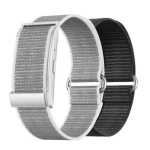 Braccialetto fitness screenless Nilox per monitoraggio della salute - IP68 - doppio cinturino grigio e nero -