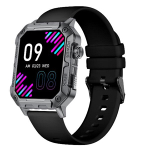 Smartwatch sportivo Nilox Trailwatch display 1,91'' doppio cinturino nylon e silicone - nero - NXSWTRAILWATCH