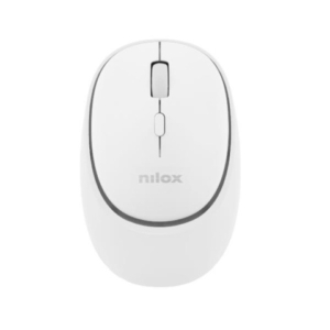 Mouse ottico wireless dual Nilox Tech ricaricabile tramite porta USB-C 1600 DPI 4 tasti - bianco - NXMDWS101