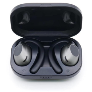 Auricolari sportivi Nilox Runbeat true wireless ENC con archetto ergonomico - colore nero - NXTWRUNBEATOR