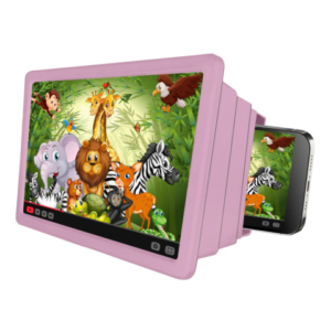 Lente d'ingrandimento per smartphone Celly KidsMovie - colore rosa KIDSMOVIEPK