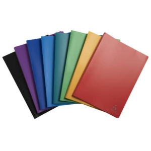 Portalistini Exacompta LINEA OPACO 8 colori assortiti ppl A4 20 buste 8520E