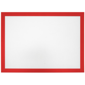 Tasche magnetiche A4 in PVC Q-Connect con cornice - rosso - conf. 2 pz - KF11516